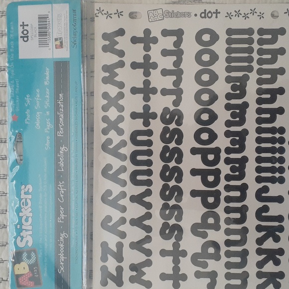 Alphabet Stickers - Picture 4 of 9